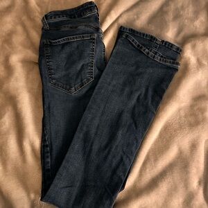 Women's Flared Blue Jeans